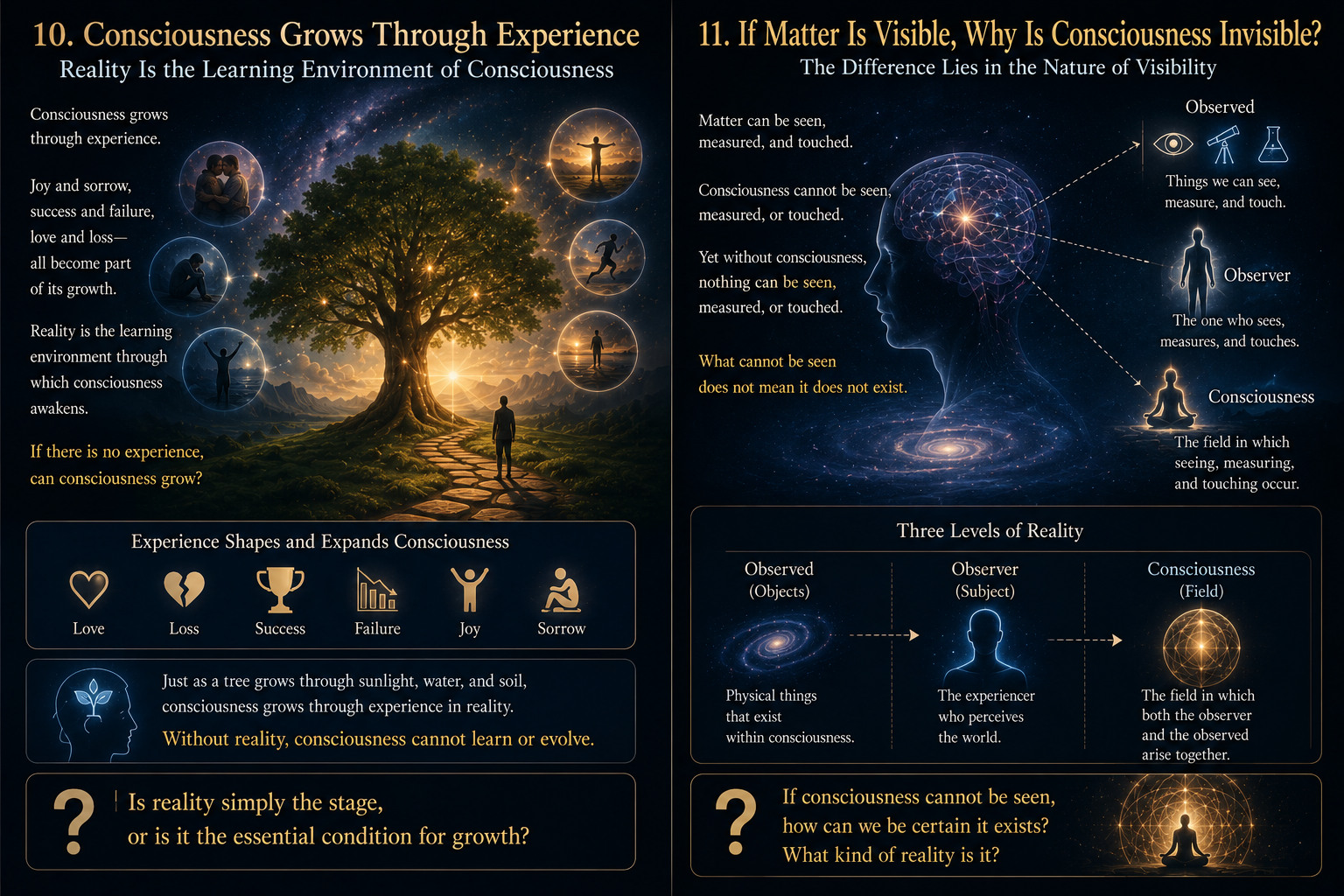 Does Creation Begin with Consciousness? Illustration of dreams, consciousness, Kant, Hegel, and the Third Copernican Revolution.