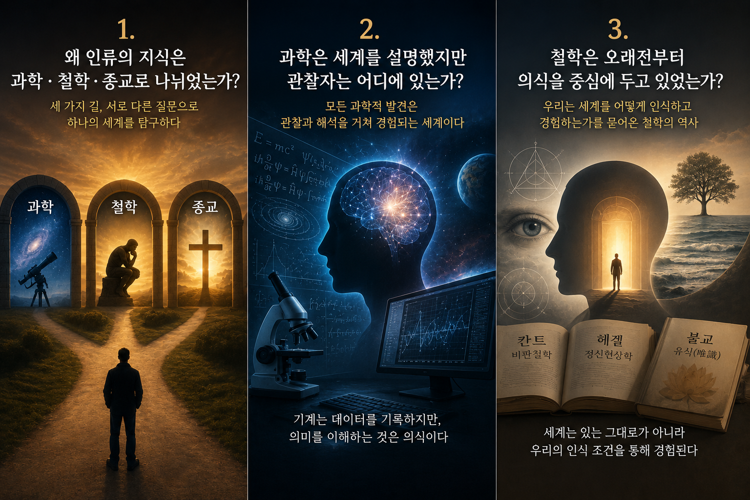의식장이론 통합이론|과학·철학·종교의 질문이 의식을 중심으로 연결되는 제6부 제4장 4~6절 이미지