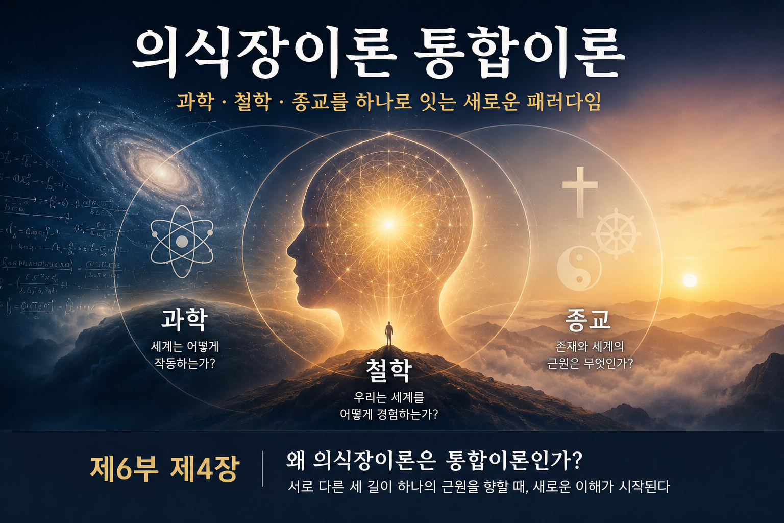 의식장이론 통합이론|과학·철학·종교가 의식을 중심으로 하나의 근원을 탐구하는 제6부 제4장 대표 이미지